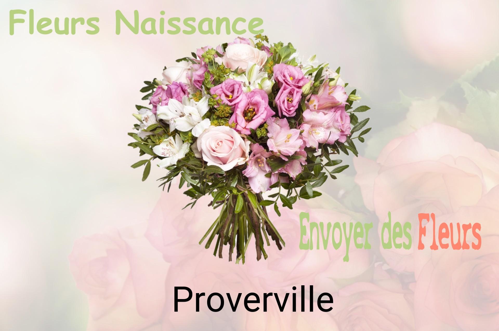 Bouquet de fleurs de naissance livré à Proverville